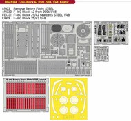 BIG ED F-16C Block 42 Falcon (2005+) Super Detail Set (KIN kit) #EDUBIG49366