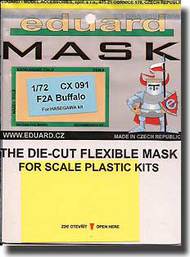  Eduard Accessories  1/72 F2A Buffalo Mask EDUCX091