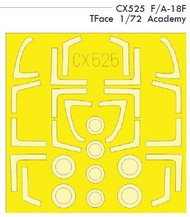  Eduard Accessories  1/72 Mask Aircraft- F/A18F TFace for ACY EDUCX525
