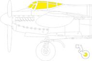  Eduard Accessories  1/72 de Havilland Mosquito B.Mk.XVI Masks EDUCX618