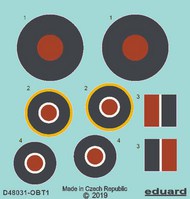  Eduard Accessories  1/48 Tempest roundels early EDUD48031