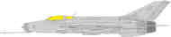  Eduard Accessories  1/48 Mikoyan MiG-21F-13 Tface EDUEX1142