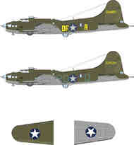 Boeing B-17F Flying Fortress  US national insignia & code letters #EDUEX1170