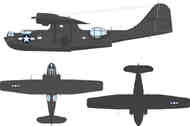 Consolidated PBY-5A  US national insignia (stars & bars) #EDUEX1183