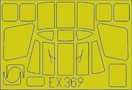  Eduard Accessories  1/48 Mask - Wessex HAS Mk 3 (REV kit) EDUEX369
