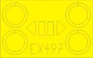  Eduard Accessories  1/48 I-153 Chaika (ICM) EDUEX497