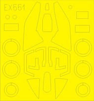  Eduard Accessories  1/48 Mask Su17M3/4 for KTY EDUEX551