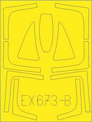  Eduard Accessories  1/48 Grumman F-14D Tomcat Tface Masks EDUEX673