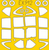 Zlin Z-326 TFace (interior and exterior canopy masks) #EDUEX912
