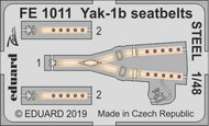  Eduard Accessories  1/48 Yak-1b seatbelts STEEL EDUFE1011