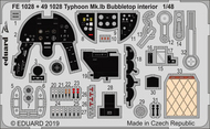  Eduard Accessories  1/48 Typhoon Mk.Ib Bubbletop EDUFE1028