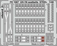  Eduard Accessories  1/48 Bell UH-1N seatbelts STEEL EDUFE1067