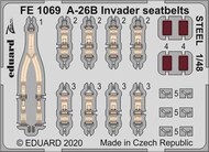  Eduard Accessories  1/48 Douglas A-26B Invader seatbelts STEEL EDUFE1069