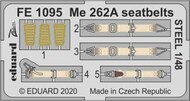  Eduard Accessories  1/48 Messerschmitt Me.262A seatbelts STEEL EDUFE1095