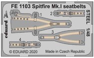  Eduard Accessories  1/48 Supermarine Spitfire Mk.I seatbelts STEEL EDUFE1103