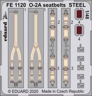 Eduard Accessories  1/48 Cessna O-2A Skymaster seatbelts STEEL EDUFE1120