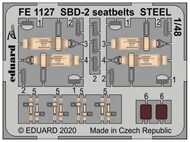  Eduard Accessories  1/48 Douglas SBD-2 Dauntless  seatbelts STEEL EDUFE1127