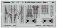  Eduard Accessories  1/48 Sukhoi Su-27UB seatbelts STEEL EDUFE1131