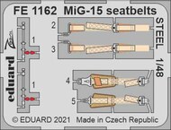Mikoyan MiG-15 seatbelts STEEL #EDUFE1162