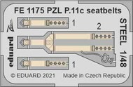  Eduard Accessories  1/48 PZL P.11c seatbelts STEEL EDUFE1175