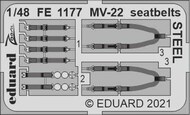  Eduard Accessories  1/48 Bell-Boeing MV-22 seatbelts STEEL EDUFE1177