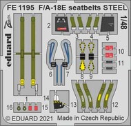 Eduard Accessories  1/48 Boeing F/A-18E Super Hornet seatbelts STEEL EDUFE1195