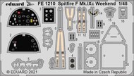  Eduard Accessories  1/48 Supermarine Spitfire F Mk.IXc Weekend detail EDUFE1210