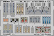  Eduard Accessories  1/48 McDonnell F-4B Phantom  seatbelts STEEL EDUFE1213