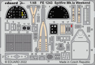  Eduard Accessories  1/48 Supermarine Spitfire Mk.Ia Weekend Details EDUFE1243