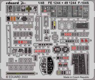  Eduard Accessories  1/48 Lockheed F-104S Starfighter Details EDUFE1244
