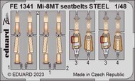  Eduard Accessories  1/48 Mil Mi-8MT seatbelts STEEL EDUFE1341