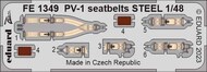  Eduard Accessories  1/48 Color Zoom PE - PV-1 Ventura Seatbelts [STEEL] (ACA kit) EDUFE1349
