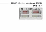 Mitsubishi Ki-21-I seatbelts STEEL #EDUFE1415