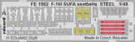  Eduard Accessories  1/48 Lockheed-Martin F-16I SUFA seatbelts STEEL EDUFE1582