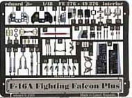  Eduard Accessories  1/48 F-16A Plus Fighting Falcon Interior EDUFE276