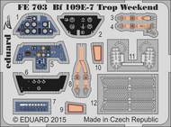  Eduard Accessories  1/48 Bf.109E-7 Trop Weekend (EDU) EDUFE703