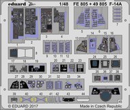  Eduard Accessories  1/48 F-14A (TAM) EDUFE805
