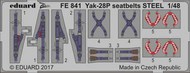 Yak-28P seatbelts STEEL (BOB) #EDUFE841