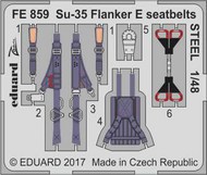  Eduard Accessories  1/48 Su-35 Flanker E seatbelts STEEL (KTY) EDUFE859