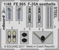  Eduard Accessories  1/48 F-35A seatbelts STEEL (MGK) EDUFE865