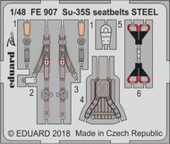  Eduard Accessories  1/48 Su-35S seatbelts STEEL (GWH) EDUFE907
