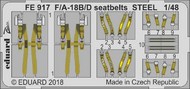 F/A-18B/D seatbelts STEEL (KIN) #EDUFE917