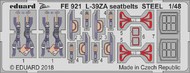  Eduard Accessories  1/48 L-39ZA seatbelts STEEL (TRP) EDUFE921