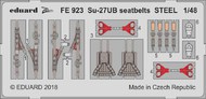 Su-27UB seatbelts STEEL (HBY) #EDUFE923