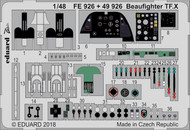  Eduard Accessories  1/48 Bristol Beaufighter TF.X (designed to be used with Revell kits) EDUFE926