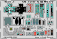  Eduard Accessories  1/48 Mikoyan MiG-25PD (designed to be used with ICM kits) EDUFE928