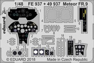  Eduard Accessories  1/48 Gloster Meteor FR.9 (designed to be used with Airfix kits) EDUFE937