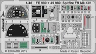  Eduard Accessories  1/48 Supermarine Spitfire FR Mk.XIV (designed to be used with Airfix kits) EDUFE980