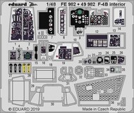  Eduard Accessories  1/48 McDonnell F-4B Phantom II interior (designed to be used with Academy kits) EDUFE982