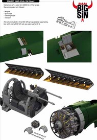 BIG SIN A6M2-N Rufe Super Detail Set (EDU kit) #EDUSIN648107